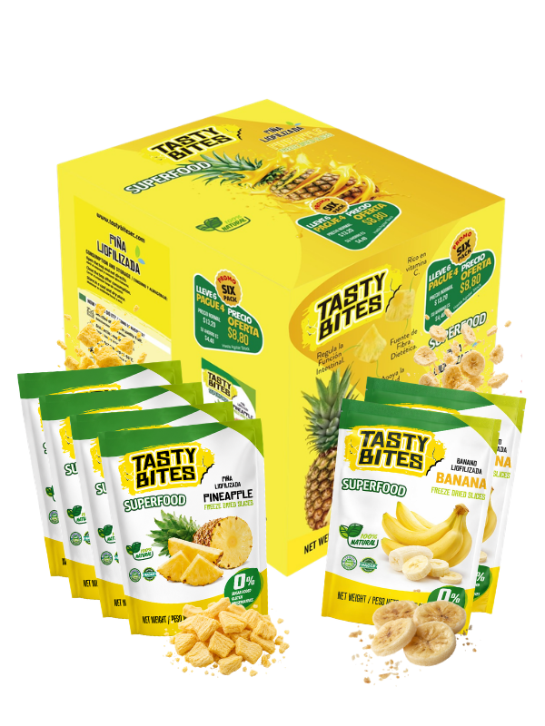 PROMO PIÑA + BANANA PAGA 4 LLEVA 6